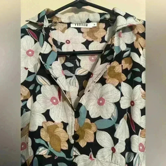 Farrow Patti Dress, Size S • Floral Button Midi Cottagecore / Boho Core Vintage - Picture 4 of 7